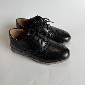 Deer Stags Benton Jr Dress‎ Shoes Oxford Brogue Black Lace Up Size 13M